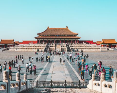 people at Forbidden City in China during daytime