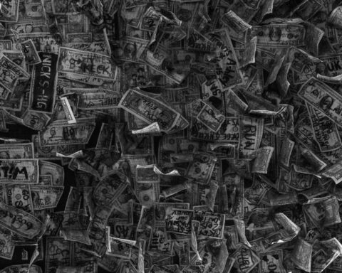 grayscale photo of a bunch of metal tools