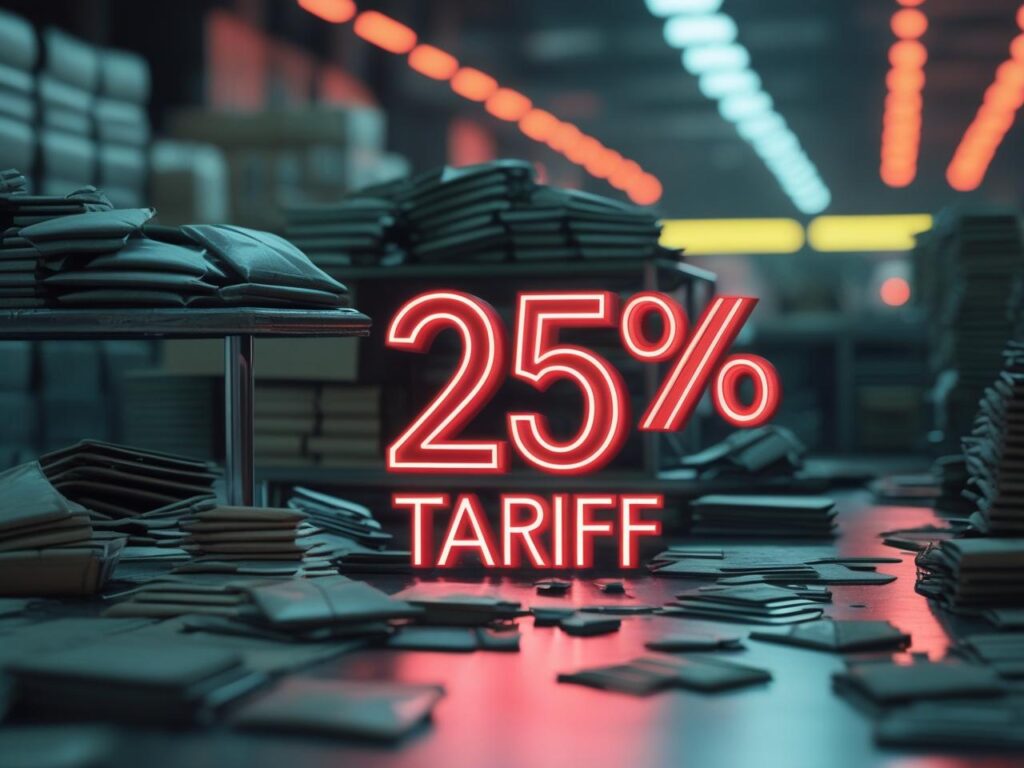 Trump imposes a 25% tariff on Indian goods