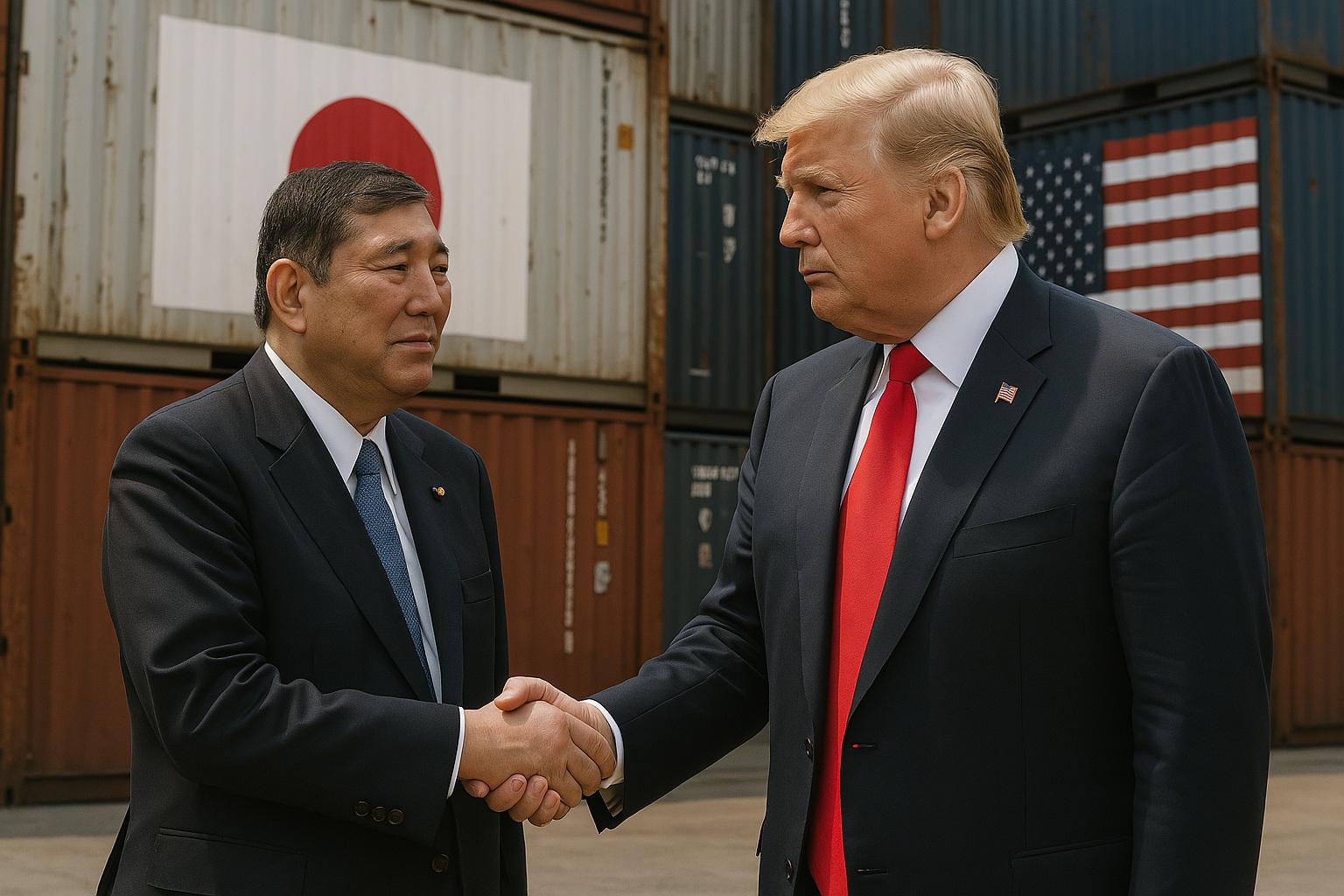 Japan Trade Deal 2025 – PM Ishiba and Trump Joint Announcement