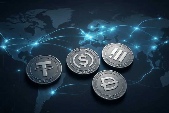 StableCore conceptual illustration showing stablecoins in global payments modernization 2025.