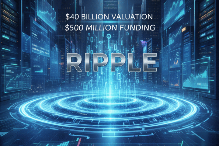 Ripple Raises $500M, Valuation Soars to $40B