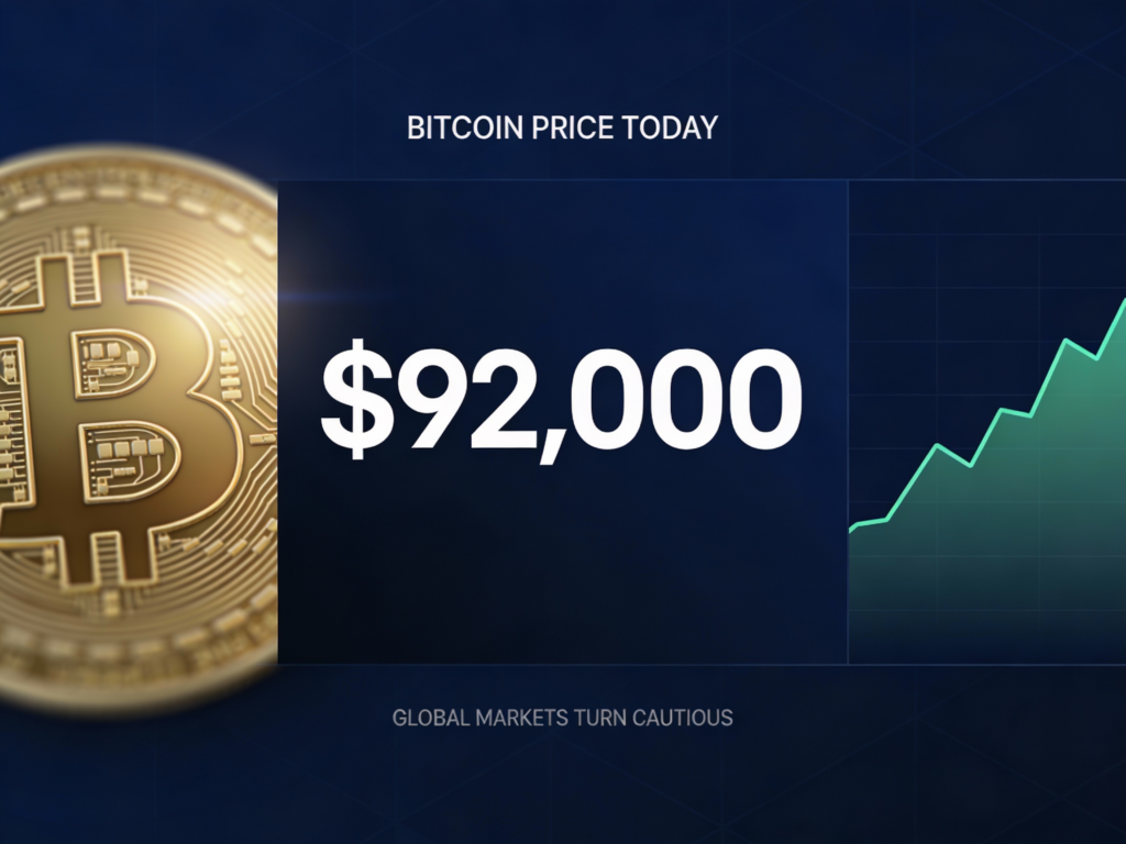 Bitcoin Price Today Crosses $92000