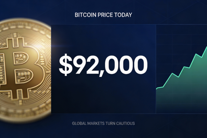 Bitcoin Price Today Crosses $92000