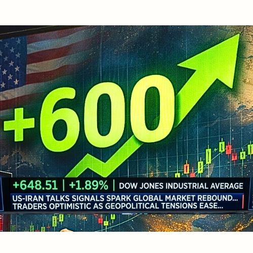 Dow Jumps Over 600 Points