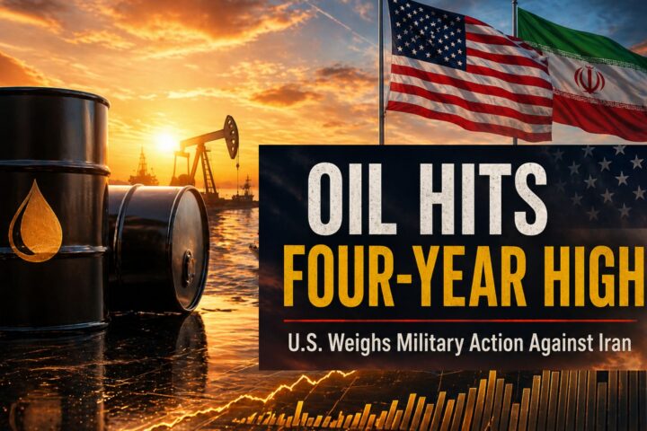 Oil Hits Four-Year High as U.S. Weighs