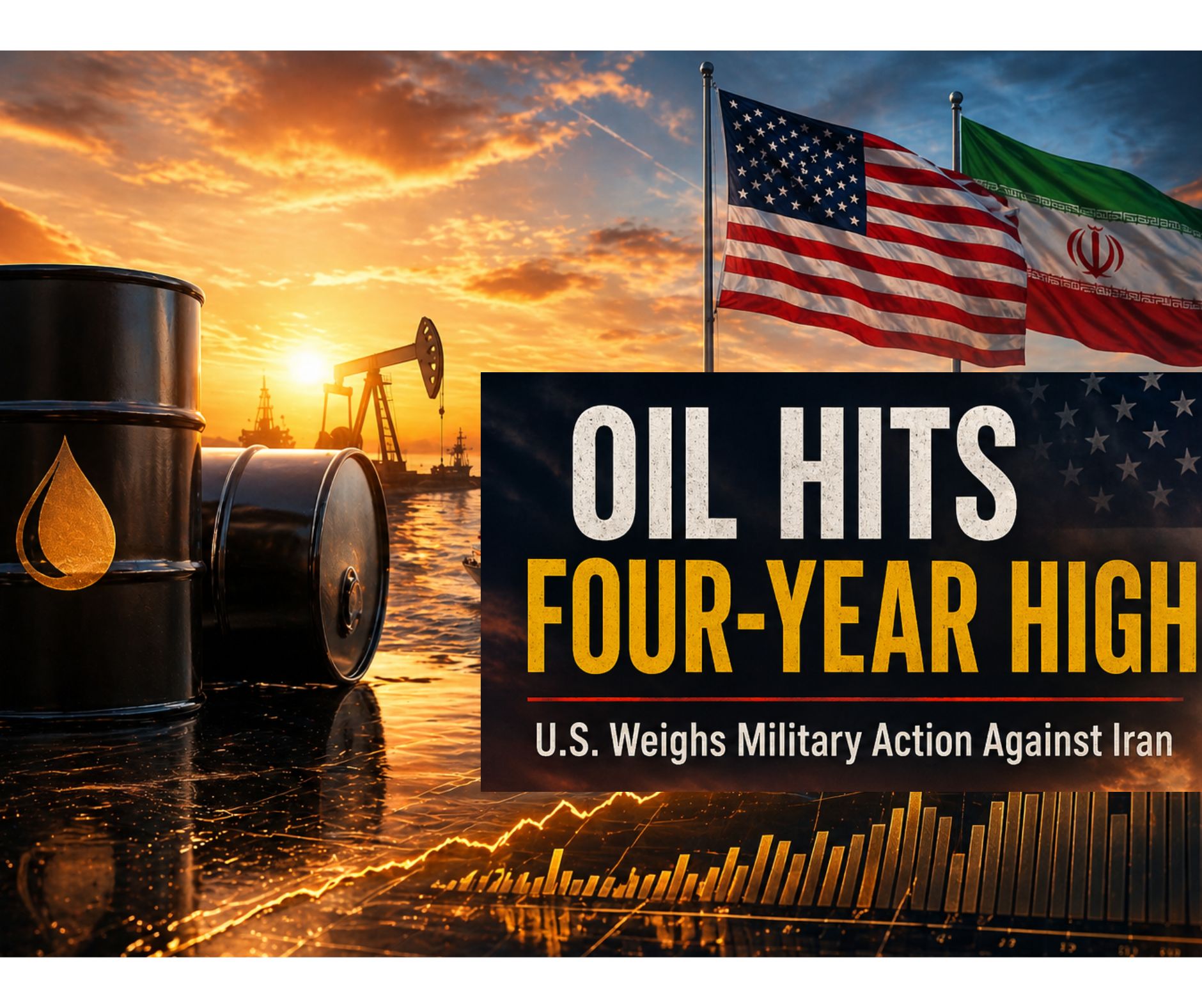 Oil Hits Four-Year High as U.S. Weighs