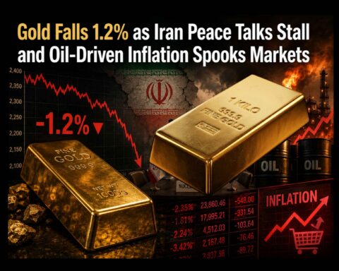 Gold falls 1.2%