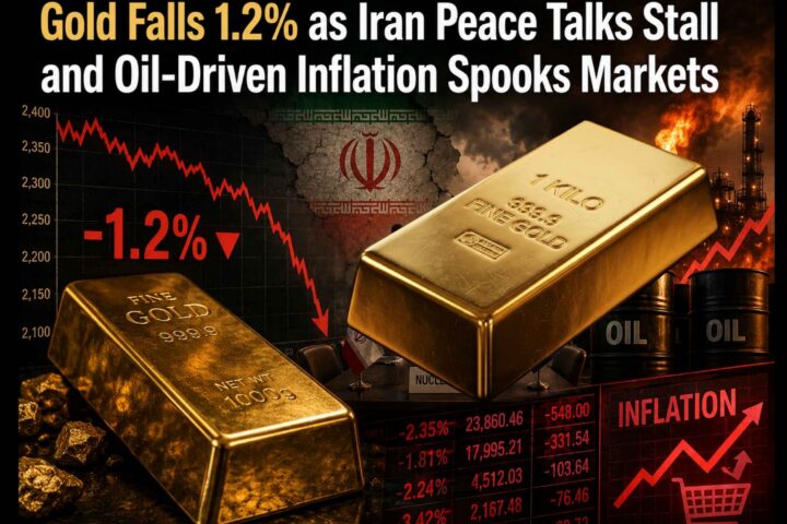 Gold falls 1.2%
