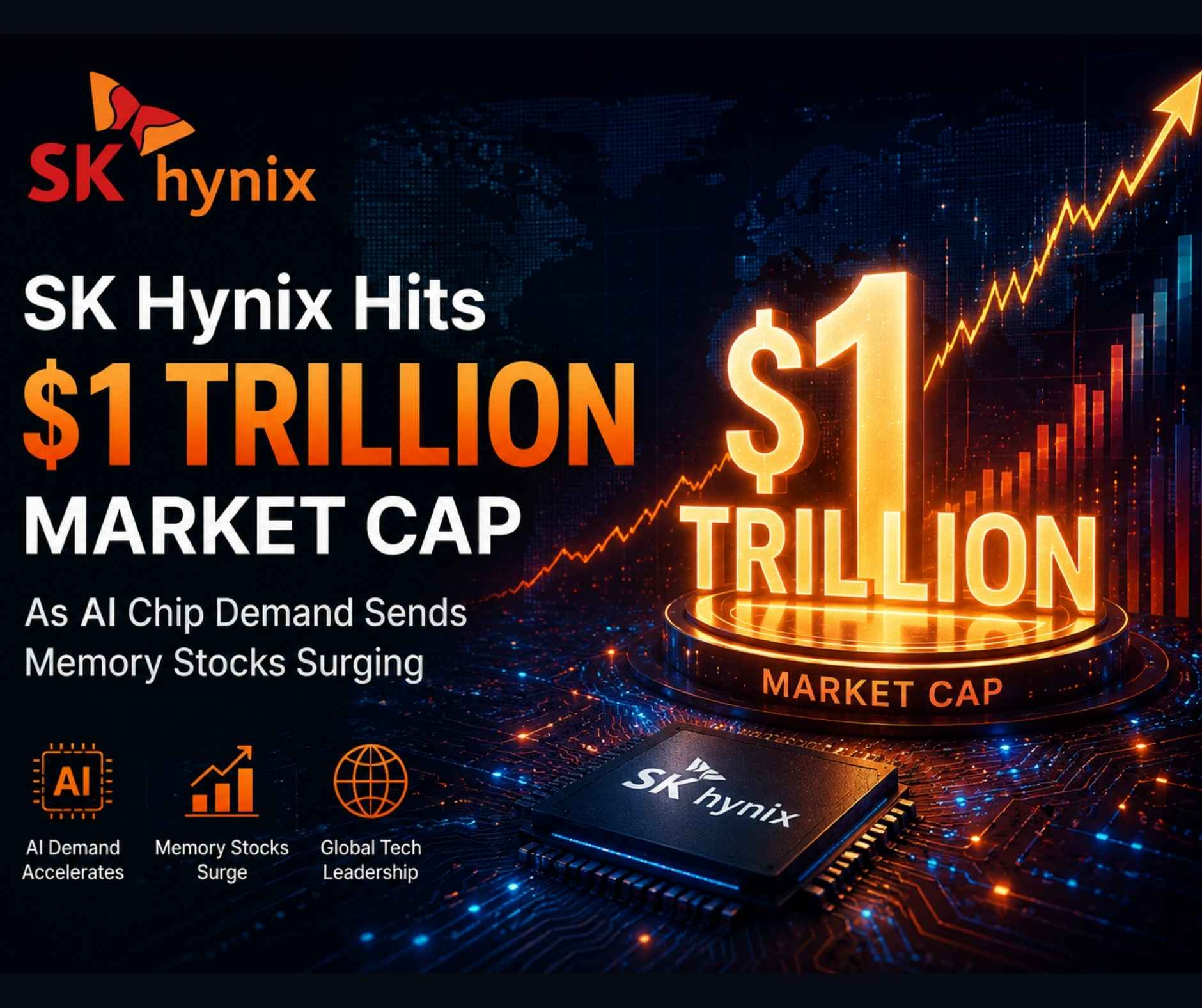 SK Hynix Hits $1 Trillion Market