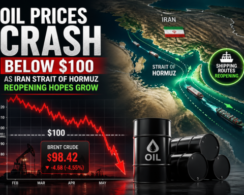 Oil Prices Crash Below $100