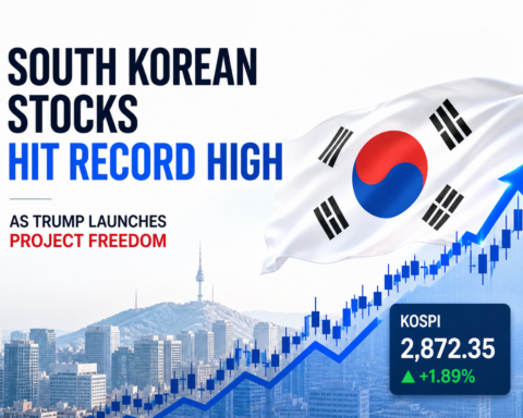 South Korean Stocks Hit Record High as Trump Launches Project Freedom