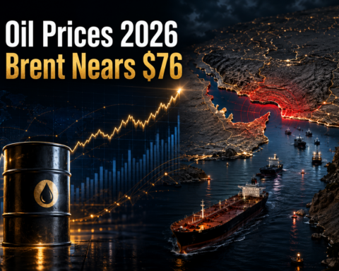 Oil Prices 2026: Brent Nears $76 as Hormuz Risk Persists