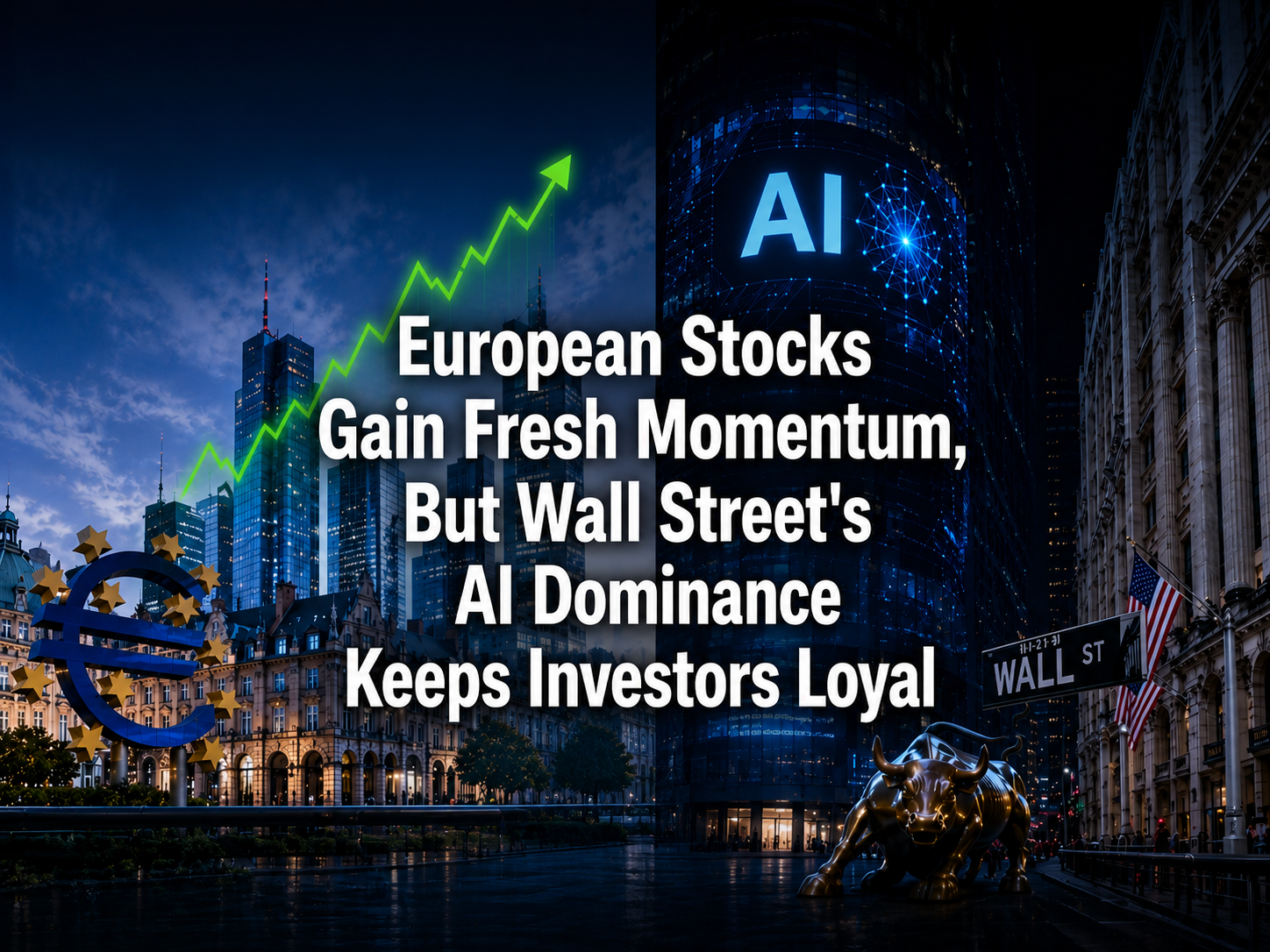 European Stocks Gain Fresh Momentum, But Wall Street's AI Dominance