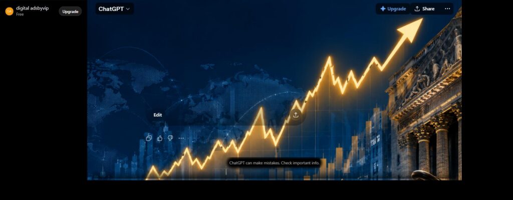 European stocks rise chart with Wall Street bull and European city skyline