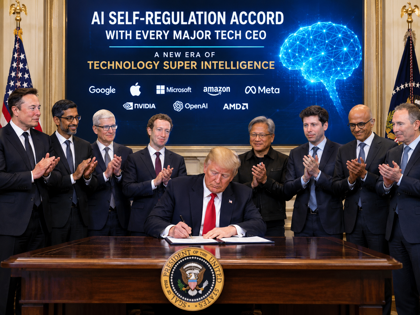 Trump Signs AI Self-Regulation
